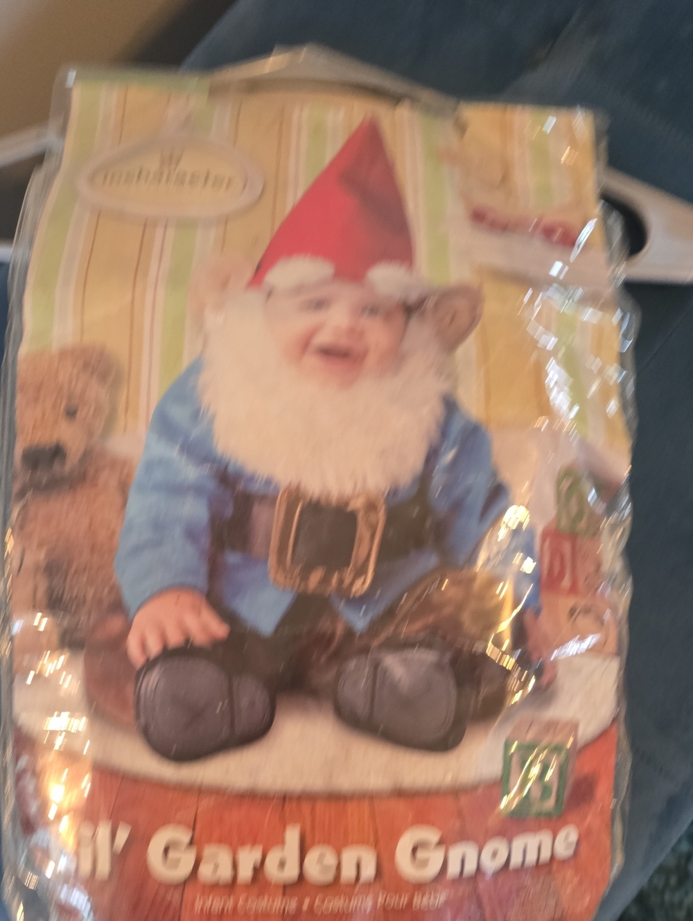 Garden Gnome Kids Costume - Blue and Red